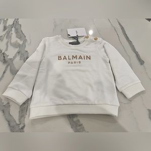 Balmain Logo Embellished Sweatshirt